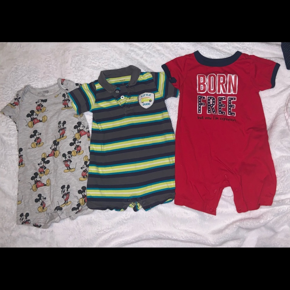 Baby boy romper bundle